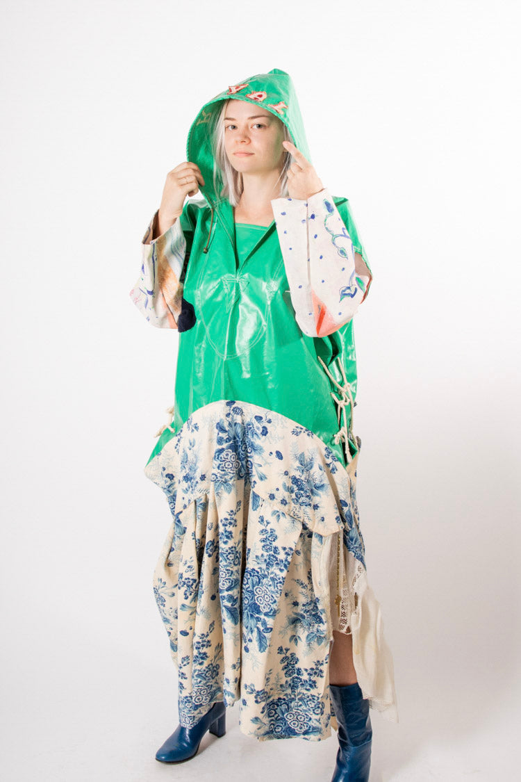 Royal Raincoat Dress