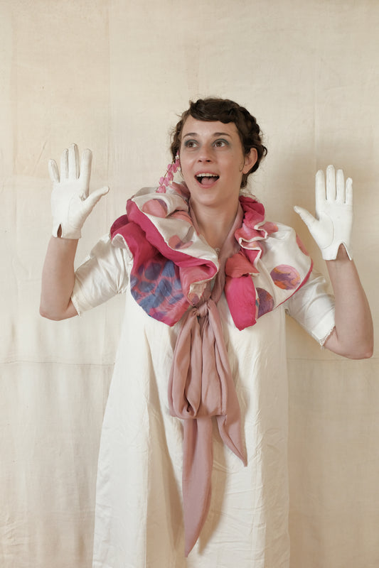 (Pink and Blue) Collar for Silent Film