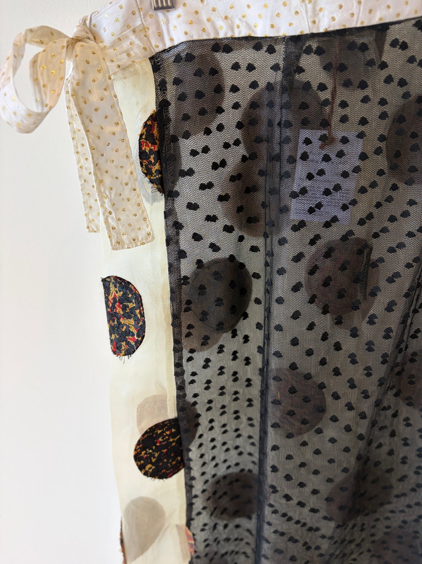Marble Dot Wrap Skirt
